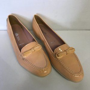 Amalfi Apricot Color Patent Leather Loafers
